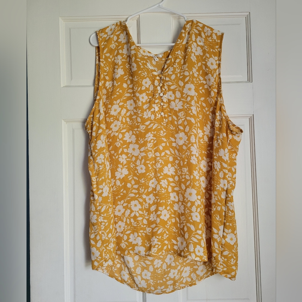 Floral tank top